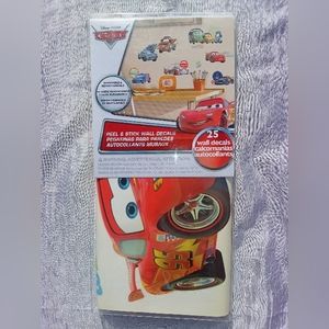 📌 SOLD Disney Cars Peel and Stick Wall Decals/Kids Bedroom Decor